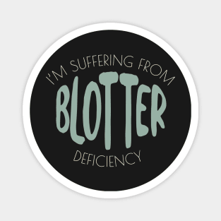 Funny BINGo Pun Blotter Deficiency Magnet